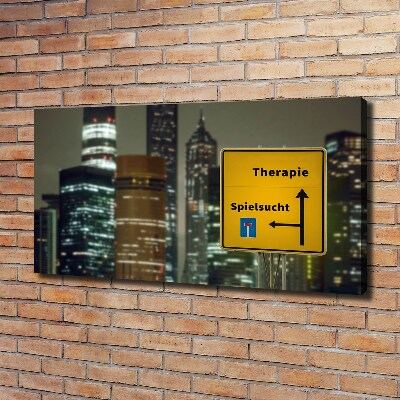 Foto op canvas Therapie in de stad