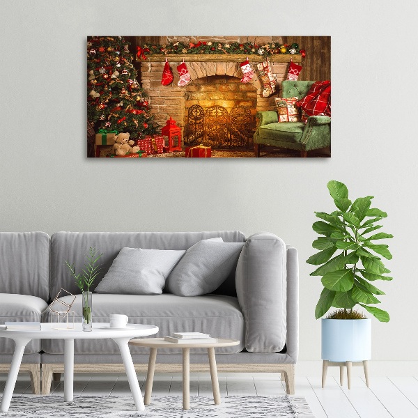 Canvas schilderij Kerstversieringen