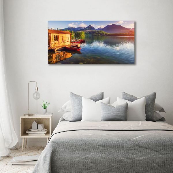 Foto op canvas Meer in de bergen