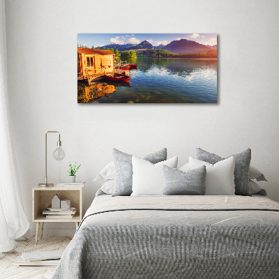 Foto op canvas Meer in de bergen