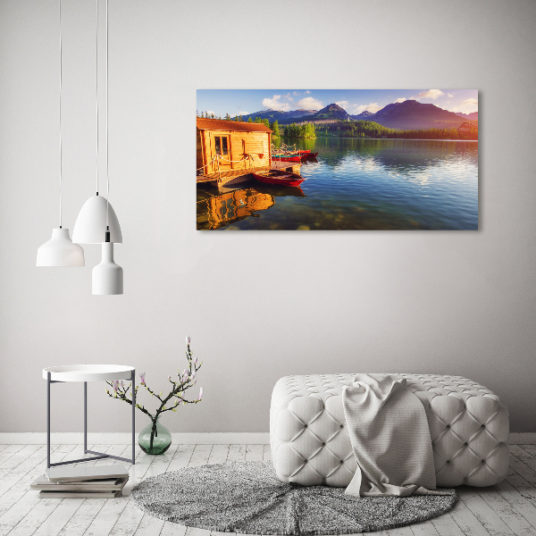 Foto op canvas Meer in de bergen