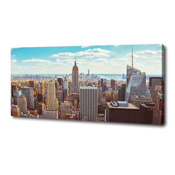 Schilderij op canvas New York vanuit vogelperspectief