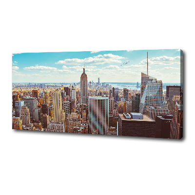 Schilderij op canvas New York vanuit vogelperspectief
