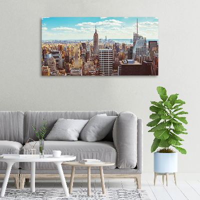 Schilderij op canvas New York vanuit vogelperspectief