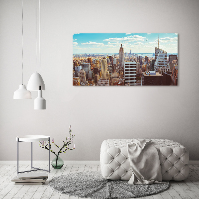Schilderij op canvas New York vanuit vogelperspectief