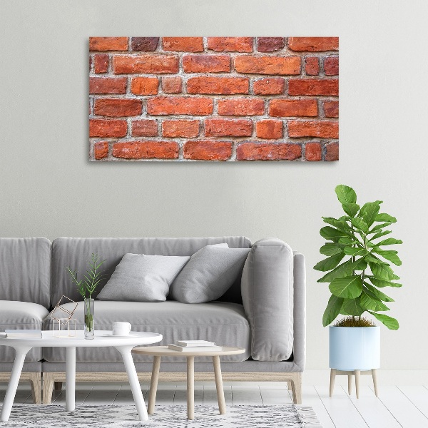 Foto op canvas Bakstenen muur
