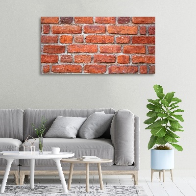 Foto op canvas Bakstenen muur