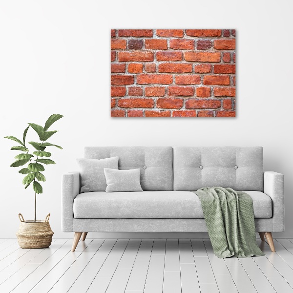 Foto op canvas Bakstenen muur