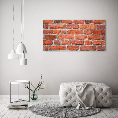 Foto op canvas Bakstenen muur