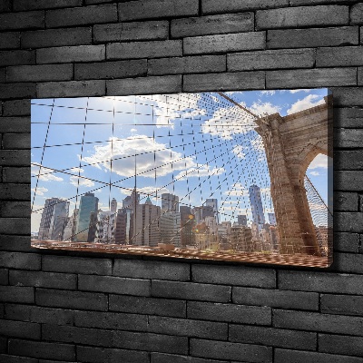 Foto canvas New York Bridge