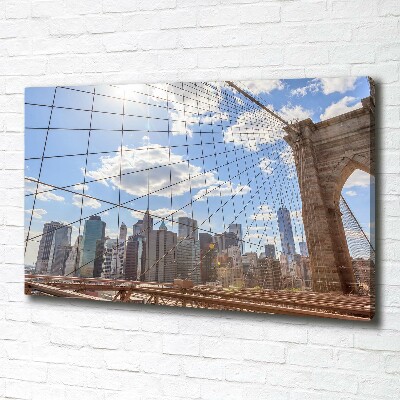 Foto canvas New York Bridge