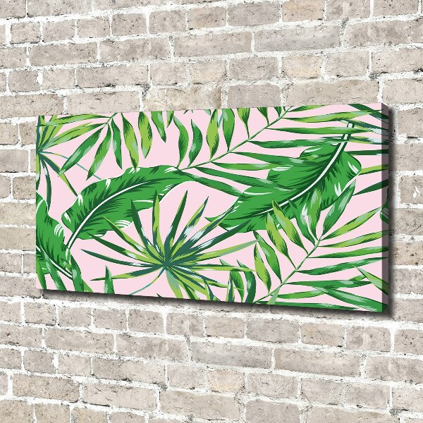 Foto op canvas Tropische bladeren
