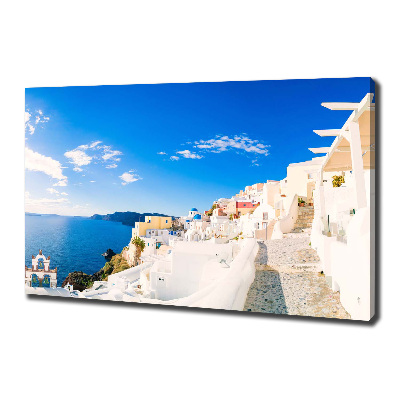 Canvas foto Santorini, Griekenland