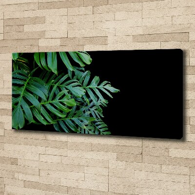 Schilderij op canvas Monstera
