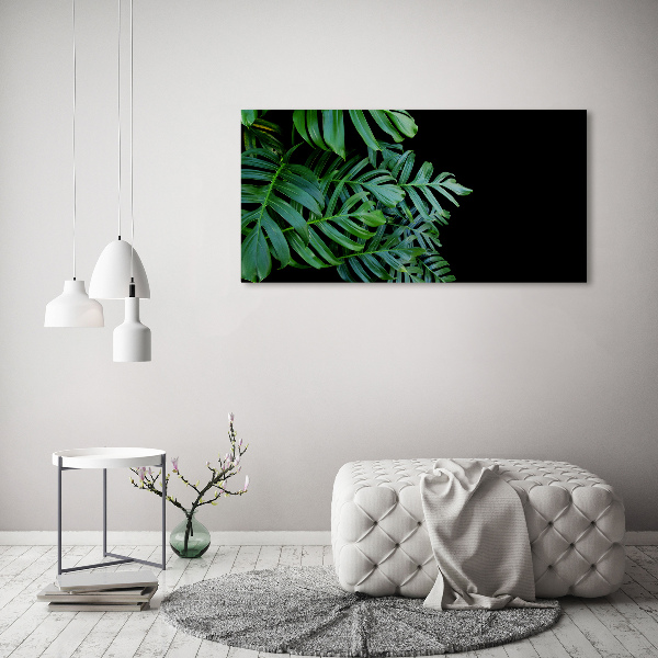 Schilderij op canvas Monstera
