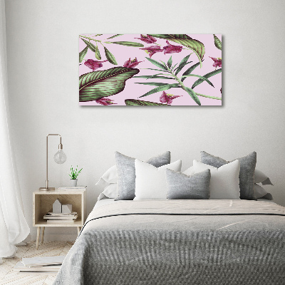 Canvas schilderij Tropische bloemen