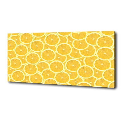 Foto canvas Citroenschijfjes