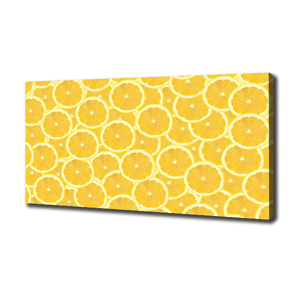 Foto canvas Citroenschijfjes
