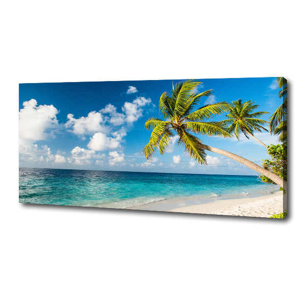 Foto canvas strand van de Malediven