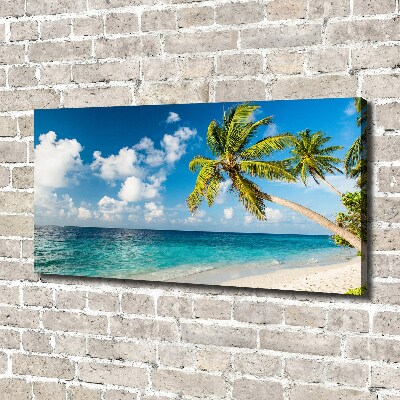 Foto canvas strand van de Malediven