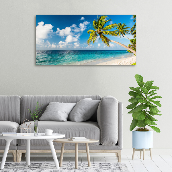 Foto canvas strand van de Malediven