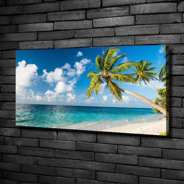 Foto canvas strand van de Malediven