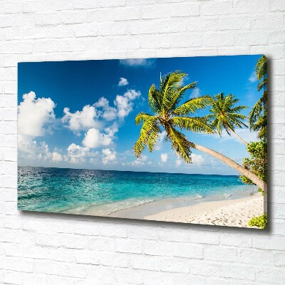 Foto canvas strand van de Malediven