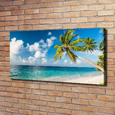 Foto canvas strand van de Malediven