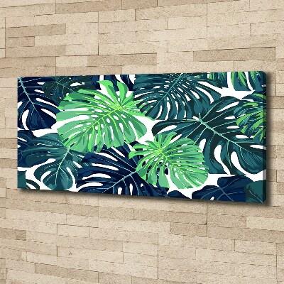 Foto canvas Tropische bladeren