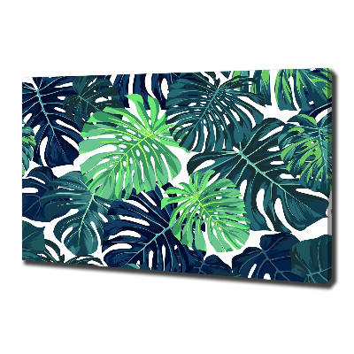 Foto canvas Tropische bladeren