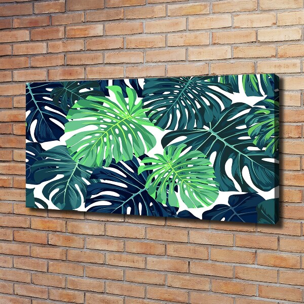 Foto canvas Tropische bladeren