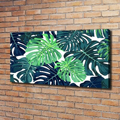 Foto canvas Tropische bladeren