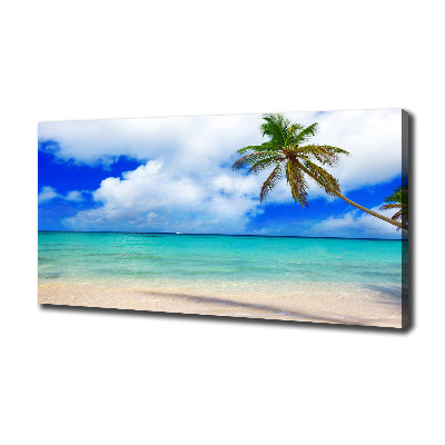 Foto canvas Caribisch strand