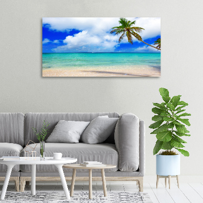 Foto canvas Caribisch strand