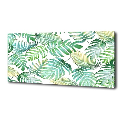 Canvas foto Tropische bladeren