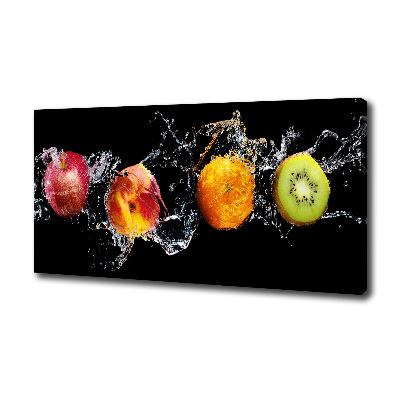Canvas schilderij Fruit en water