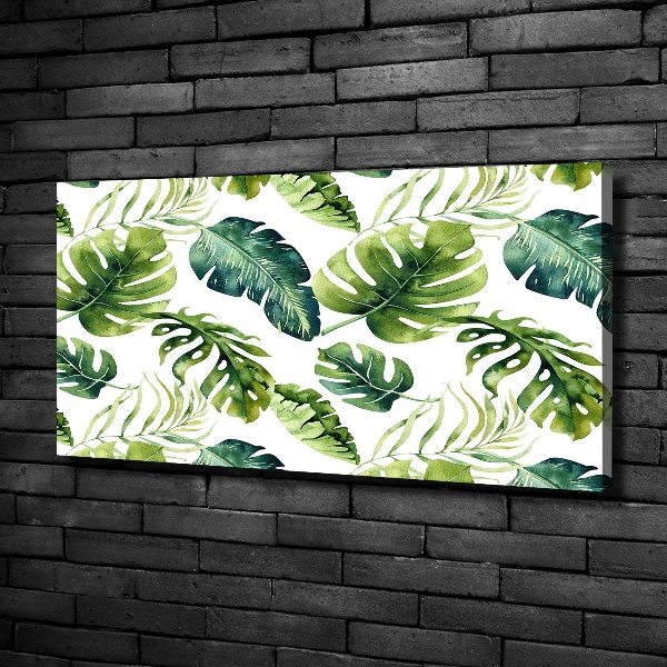 Canvas schilderij Tropische bladeren
