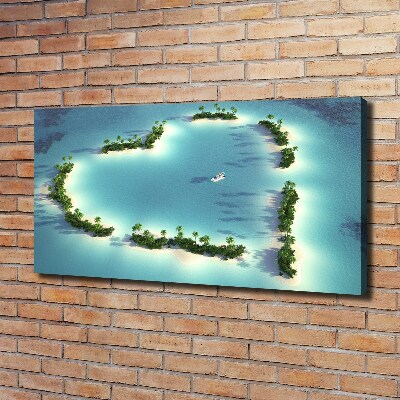 Foto op canvas Hartvormige eilanden