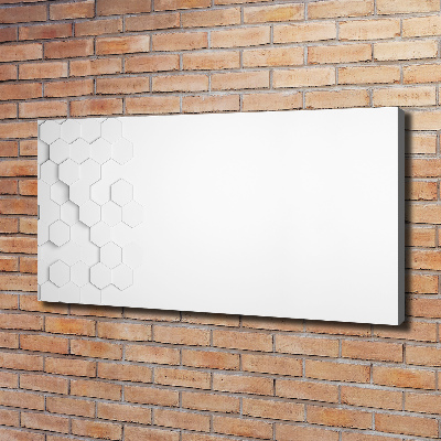 Foto canvas Achtergrond met zeshoeken