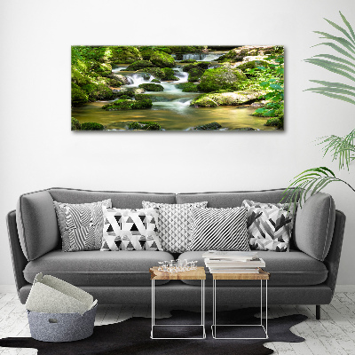 Canvas schilderij Waterval