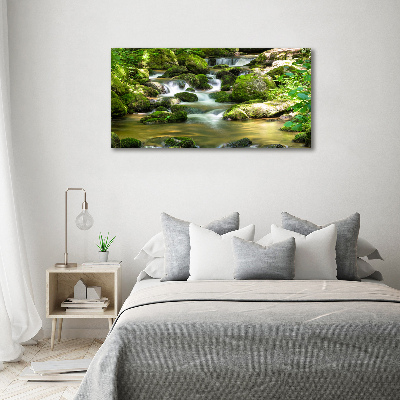 Canvas schilderij Waterval