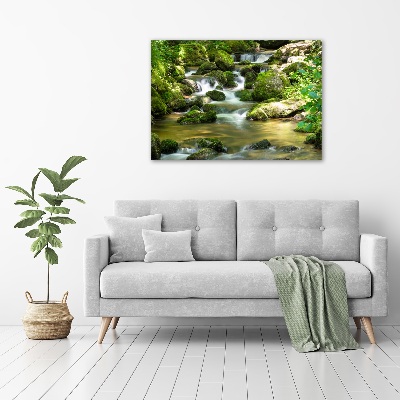 Canvas schilderij Waterval