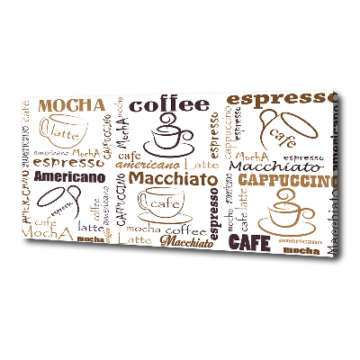 Canvas foto Tijd voor koffie