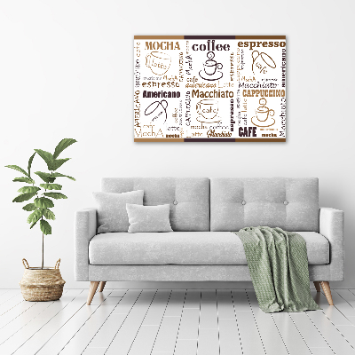 Canvas foto Tijd voor koffie