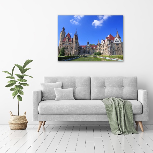 Schilderij op canvas Kasteel Moszna, Polen