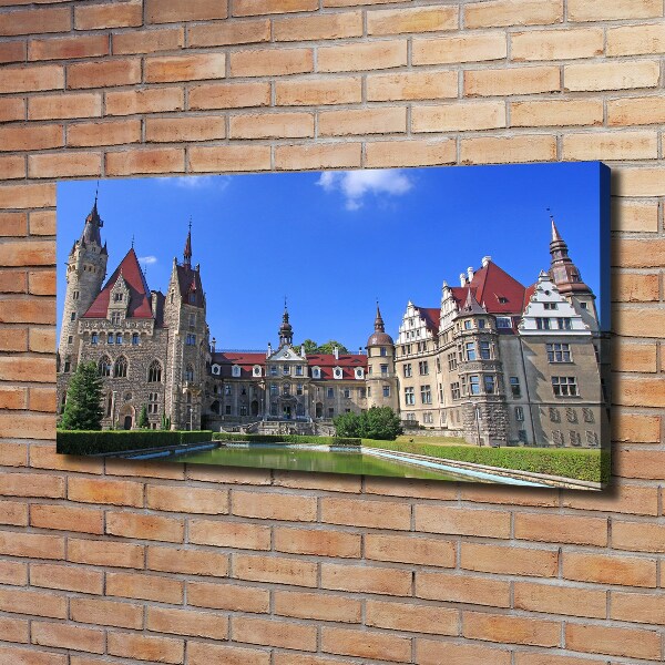 Schilderij op canvas Kasteel Moszna, Polen