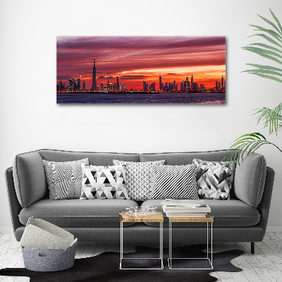 Foto canvas Zonsondergang Dubai