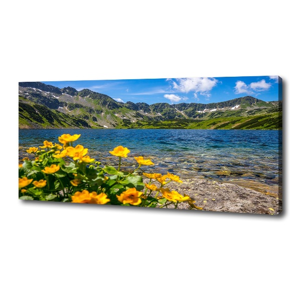 Foto canvas Meer in de bergen