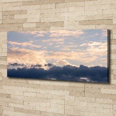 Canvas foto Wolken aan de hemel