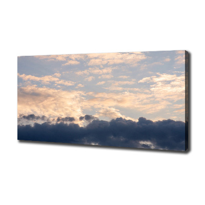 Canvas foto Wolken aan de hemel